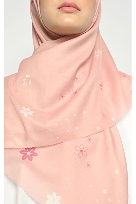 Virametha Jasmine Square Lasercut Peach